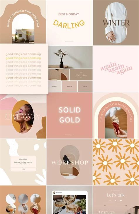 Rainbow Instagram post template Canva, Canva Stories template, Canva ...