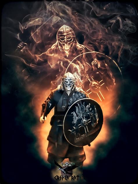 Viking Warrior by thecasperart on DeviantArt