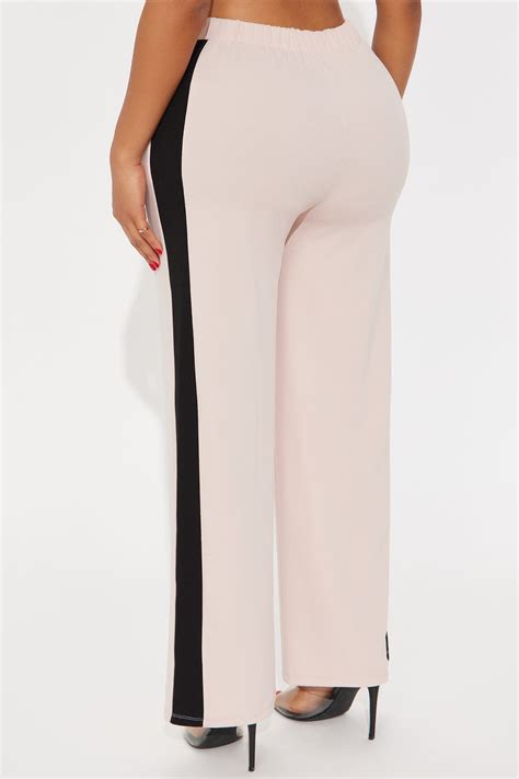 Jaylene Striped Trouser Pant - Nude | Fashion Nova