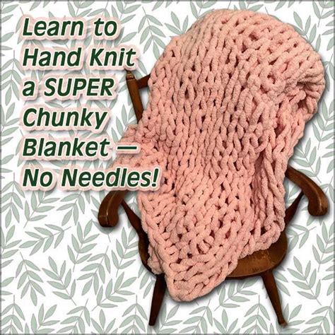 Super Chunky Knit Blanket - Yarnability