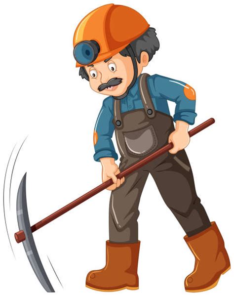 Cartoon Of A Coal Miner Hat Illustrations, Royalty-Free Vector Graphics ...