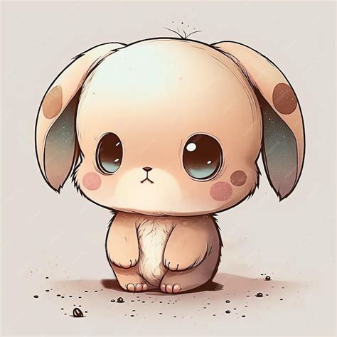Premium Photo | Cute little bunny kawaii
