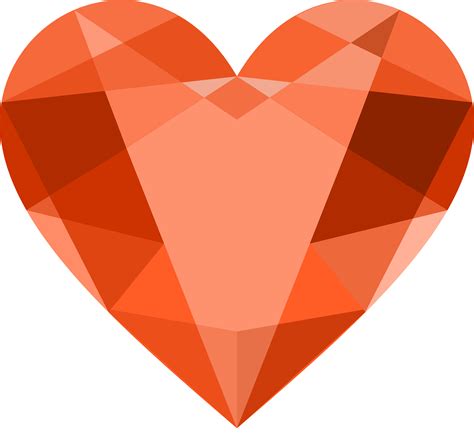 diamond hearts #3267569 | Clipart Library