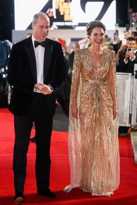 How to wear the gold dress trend – like Kate at the Bond premiere | The