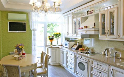 Зелени тапети в кухнята - www.domigradina.com