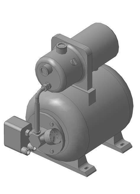 Насосная станция AL-KO HW 604 Inox - Чертежи, 3D Модели, Проекты ...