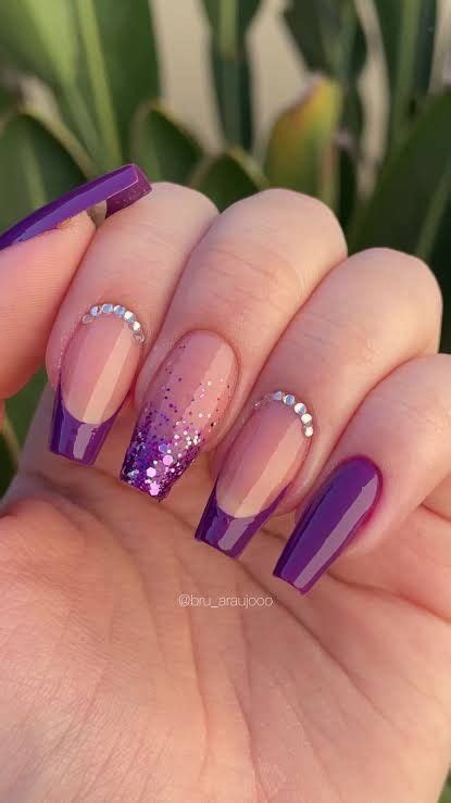 Inspiração De Unha Roxa - Inspiracao De Unhas Roxas