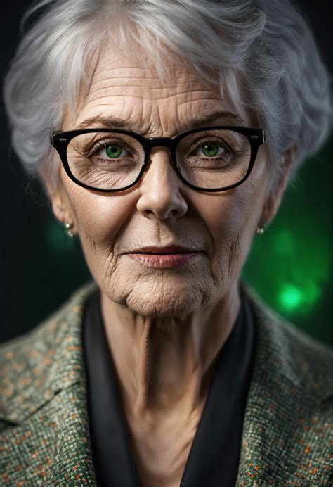 Lexica - A realistic photograph of a scary white 70-year-old woman