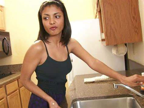 Neela gets her pussy fucked raw by a massive cock that shoots cum on