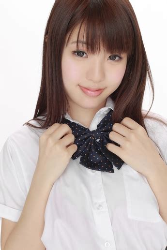 Mizuho Shiraishi Japanese Sexy Model Sexy Japan Student Uniform Part 2