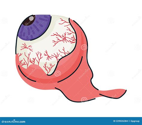 Halloween eyeball design stock vector. Illustration of retina - 229026384