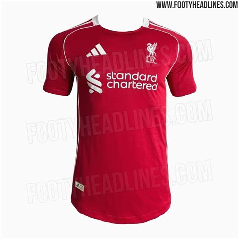 No More Nike: Adidas Liverpool 25-26 Home Kit Leaked - 4 New Pictures