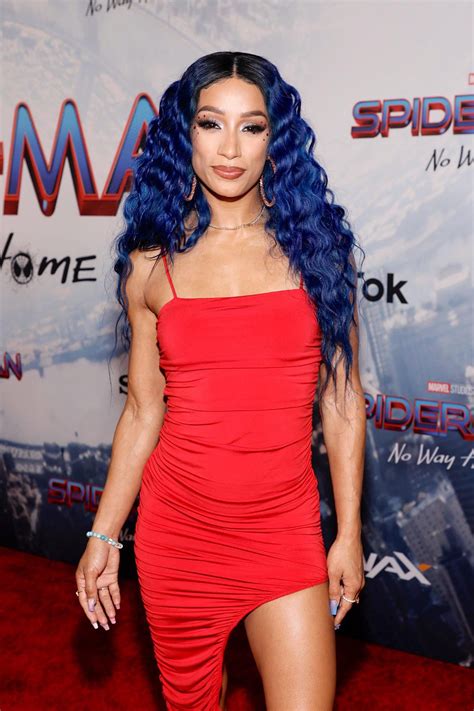Sasha Banks at the Spider-Man: No Way Home Red Carpet - December 13
