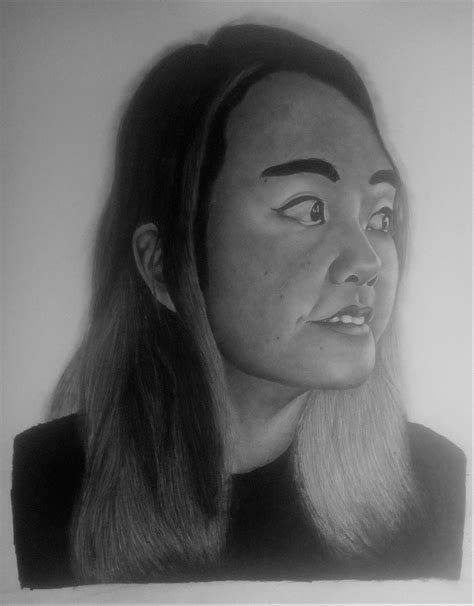 Pencil drawing of Lady PotasticPanda, hope she likes it, Happy (late