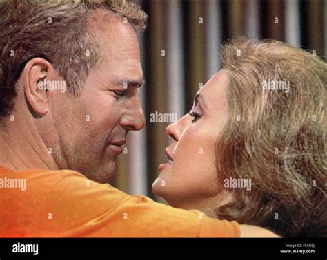 Amerikanischen Schauspieler Paul Newman und Susan Blakely in einer