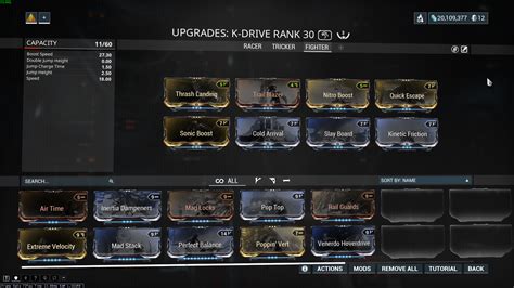 Favorite K-Drive mods? - Players helping Players - Warframe Forums