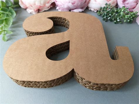 Free Standing Cardboard Letters and Numbers. DIY Letters and Numbers ...