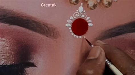 Simple Kolka design 2//easy chandankolka for bride//how to do easy ...