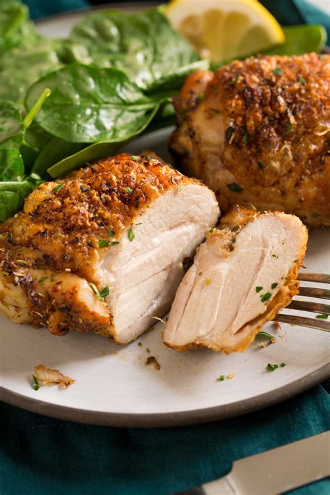 Cooking Temp For Chicken Thighs Baked Chicken Thighs That Are Crispy