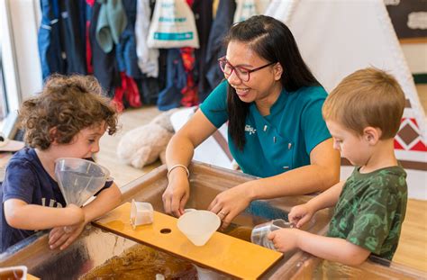 Staff and children - Wivenhoe Park Day Nursery