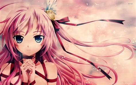 Pink Anime Girl Wallpapers - Wallpaper Cave