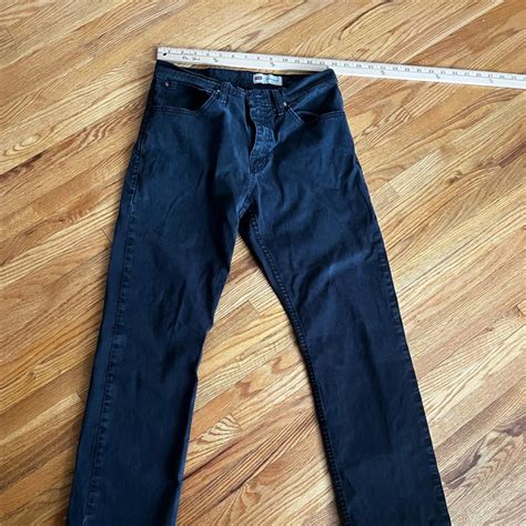 Black Wrangler jeans Black wrangler jeans, size... - Depop