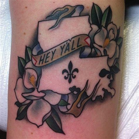 Pin by Cindy Anderson on Cindy’s tattoo | Louisiana tattoo, Tattoos and