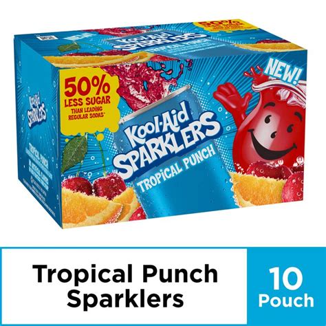 Kool-Aid Sparklers Tropical Punch Soda, 6 ct - 7.5 fl oz Cans Reviews 2021