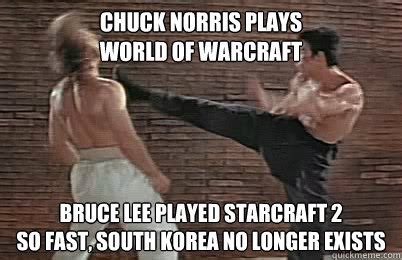 Bruce Lee vs Chuck Norris memes | quickmeme