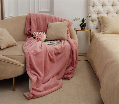 Купить плед меховой pink nectar, цвет: , материал: Искусственный мех