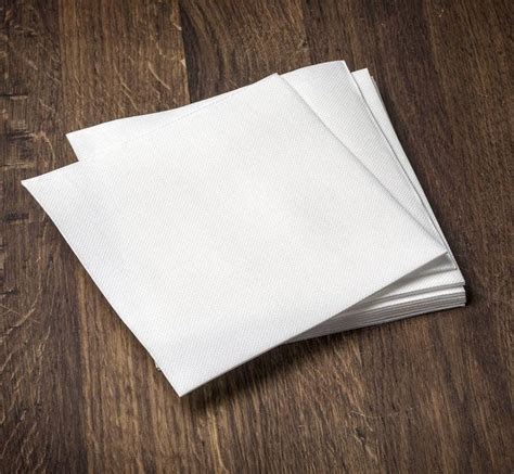 empress ln luncheon napkins white  ply  fold