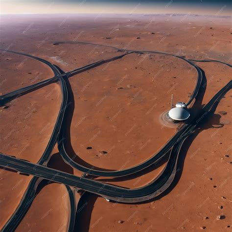 Premium Photo | Graphics Generative AI aerial image of Massive highway