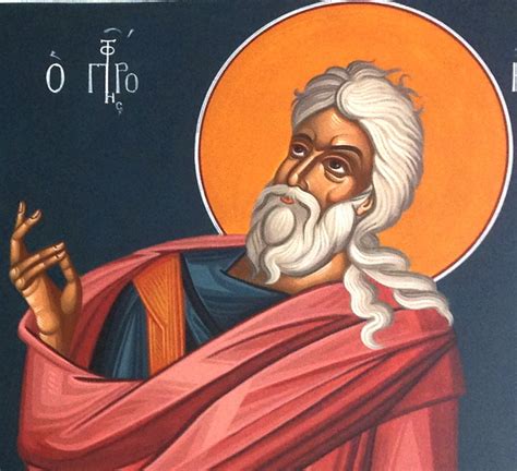 The Prophet Elijah, Painting by Emmanouel Roukoudis | Artmajeur