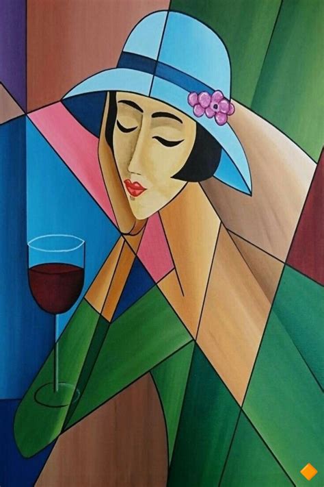 digitale malerei cubist art art deco paintings original abstract