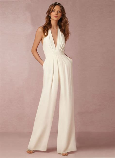 White Jumpsuit | DressedUpGirl.com