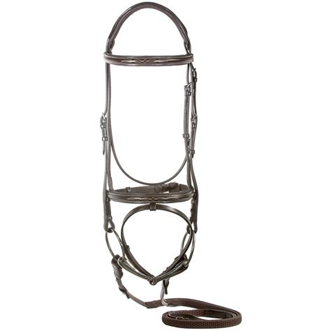 Nunn Finer Gianna Flash Bridle - Havana - Nunn Finer-GIANNA-Havana