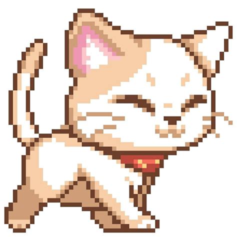 Cute fox pixel art clipart pixel art drawing kawaii fox pixel art png ...