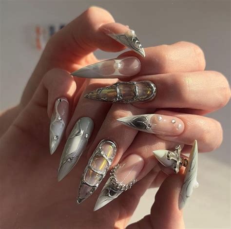 Pin by 𝕍𝕖𝕟𝕦𝕤 on 『 Nails 』 | Stylish nails, Gel nails, Long nails