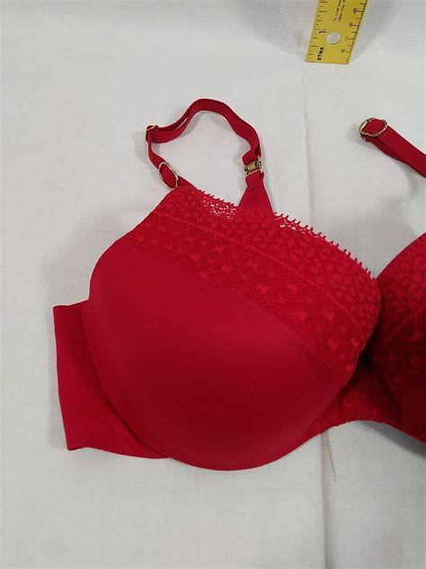 Victoria's Secret Bra Women's 34B Red Lined Body by Victoria Perfect