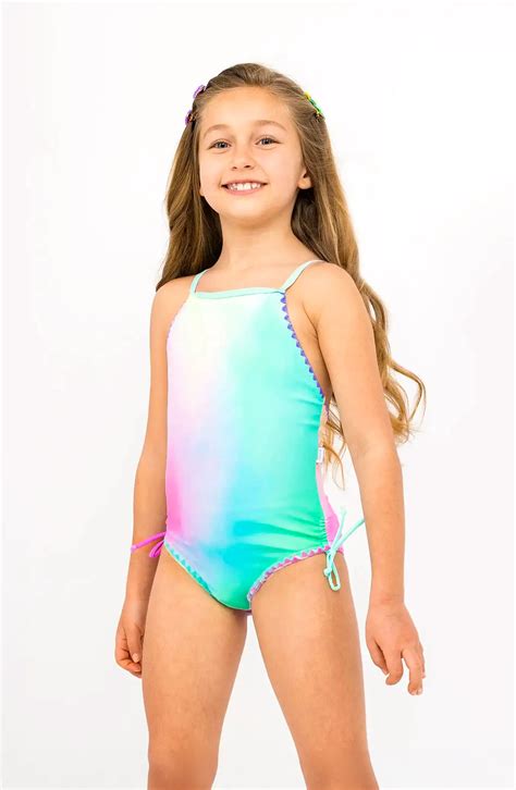Girls Ombre One Piece Swimsuit | Limeapple Swim