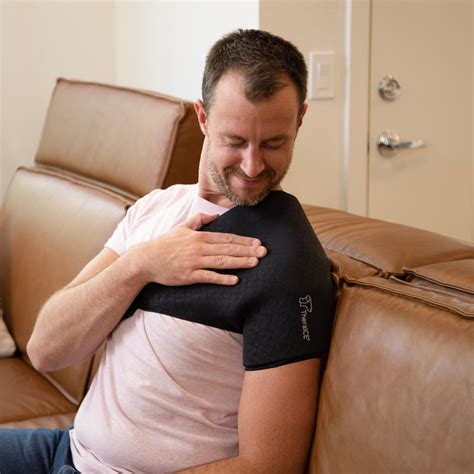 TheraICE Shoulder Ice Pack Wrap, Reusable Ice Pack for Rotator Cuff