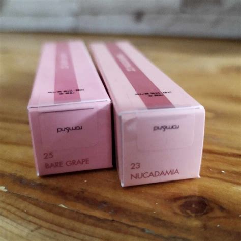 romand juicy lasting tint   nucadamia   bare grape beauty