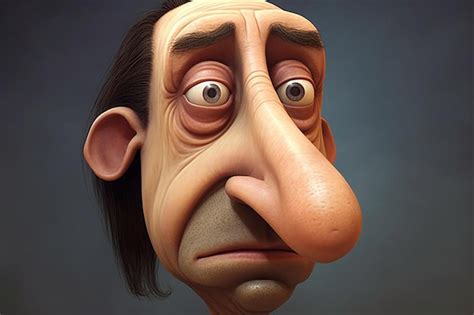 Personagens De Desenho Com Nariz Grande - O desenho de um personagem de desenho animado com nariz grande e nariz ...