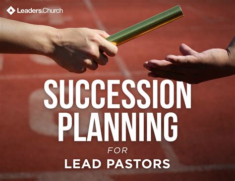 Succession Planning for Lead Pastors - Leaders.Church