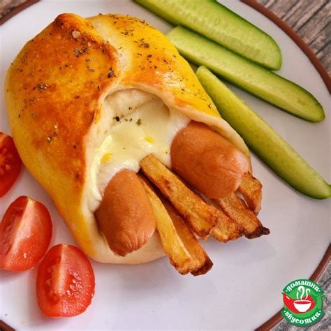 Фаготини с Кренвирши и пържени картофи - Домашни вкусотии