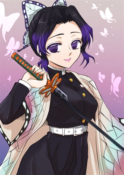 kochou shinobu shinobu kocho kimetsu  yaiba image  pixiv id