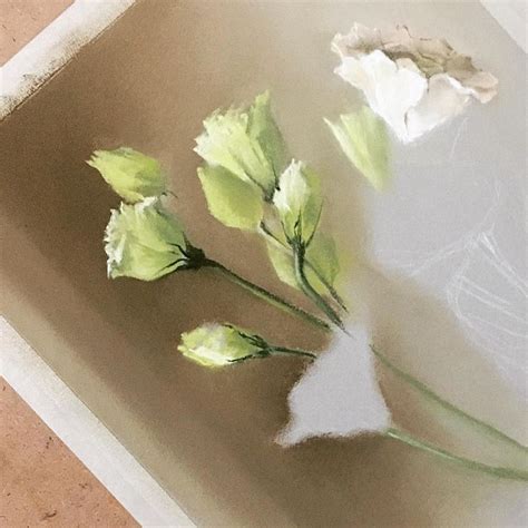 Хотела сделать этюдик по-быстрому и засела на полдня - взяла гладкую ...