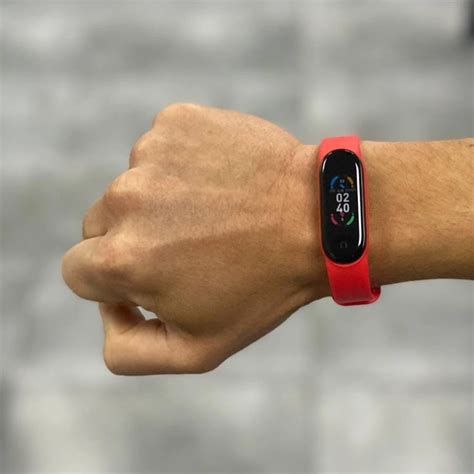 Фитнес браслет Alls W66 Трекер с GPS датчиком Smart Band Черный-красный ...