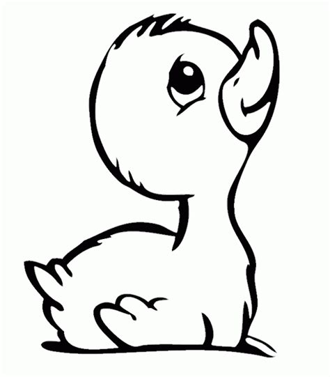 Cute Baby Duck Coloring Pages - Coloring Home