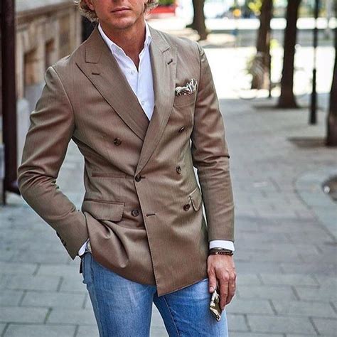 Двубортный пиджак | Mens fashion casual outfits, Mens fashion blazer ...